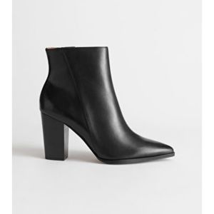 NWOT & Other Stories Leather Pointed Ankle boots size 8 (38)